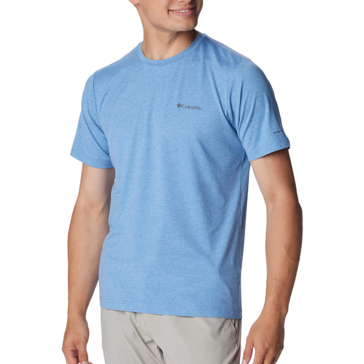 Tricou bărbătesc Columbia Tech Trail Crew Neck II S Albastru deschis photo 4